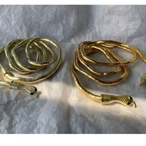 Serpenti Gold Snack Necklace-Bracelet-Multifunctional - Picture 7 of 17